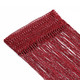 String Curtain Panel - Burgundy